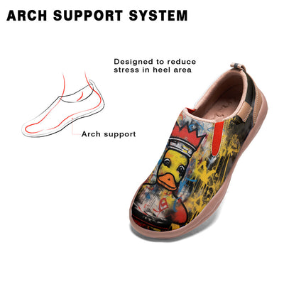 Graffiti Basquiat Duck Slip On