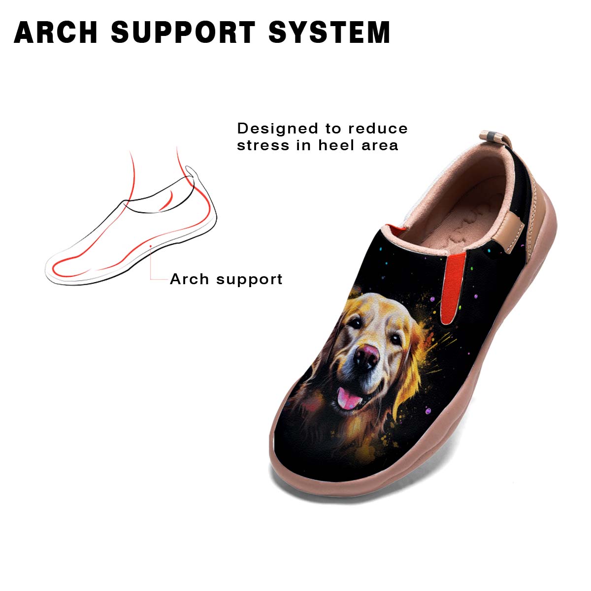 Golden Retriever Slip On