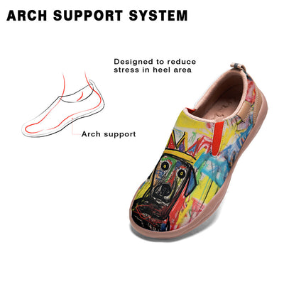 Graffiti Basquiat Labrador Slip On