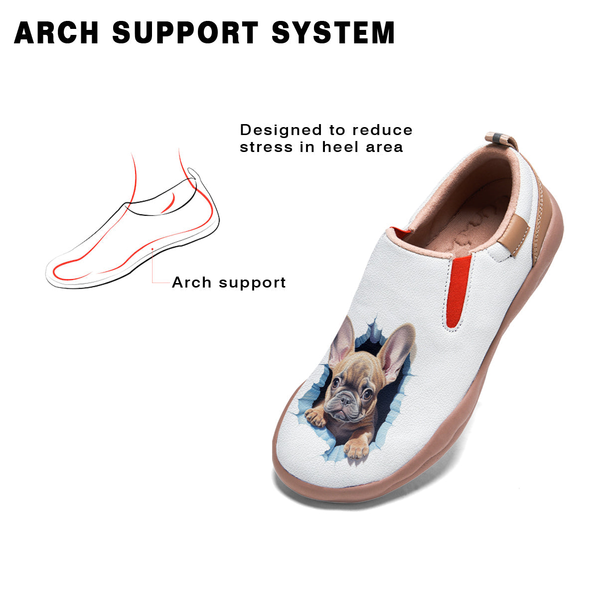 French Bulldog Slip On