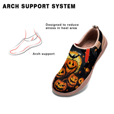 Halloween Pumpkin Slip On