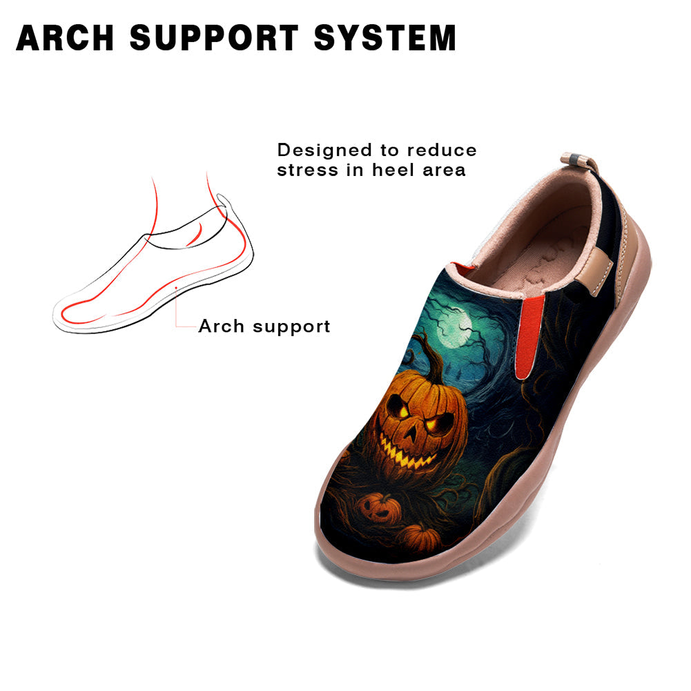 Halloween Pumpkin Slip On