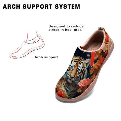 Floral Tiger Slip On