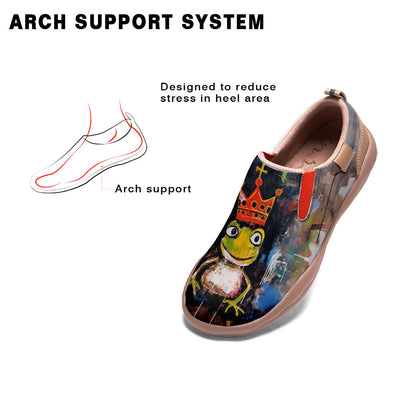 Graffiti Basquiat Frog Slip On