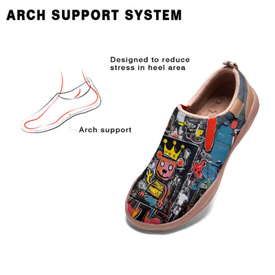 Graffiti Basquiat Slip On