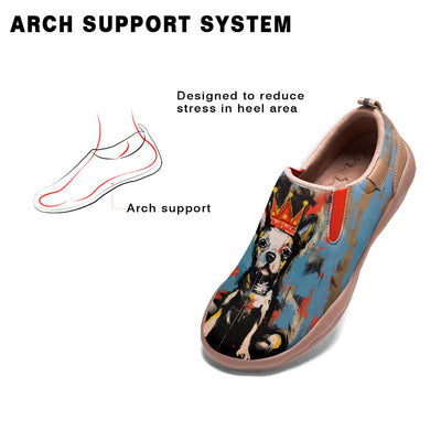 Graffiti Basquiat Puppy Slip On