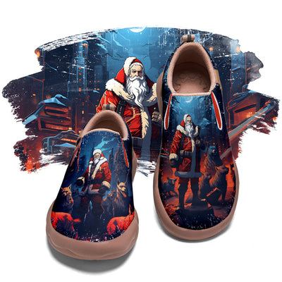 Cyberpunk Style Santa Claus Slip On