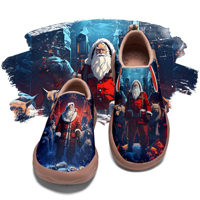 Cyberpunk Style Santa Claus Slip On