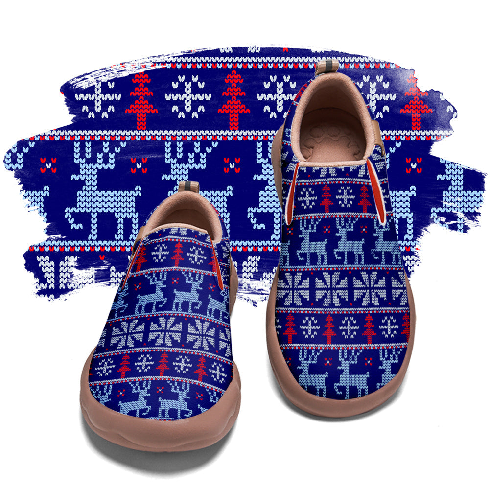 Christmas Pixel Slip On