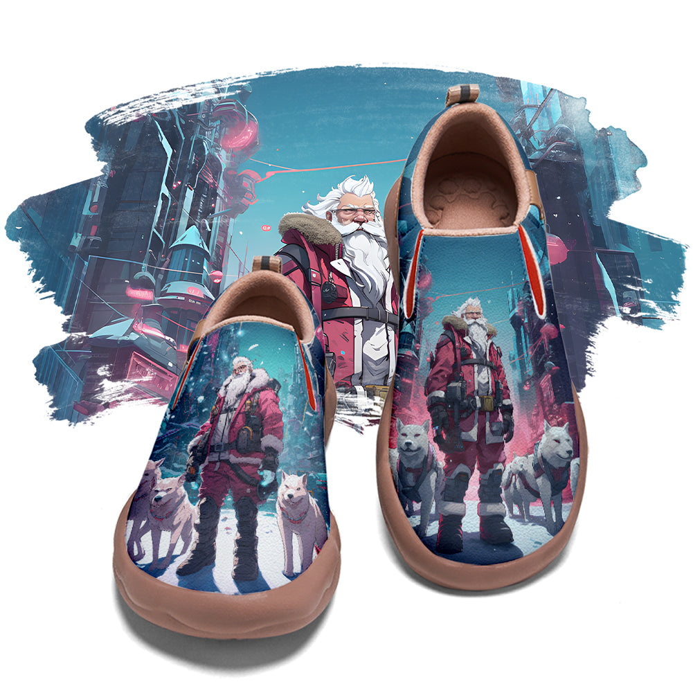 Cyberpunk Style Santa Claus Slip On