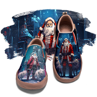 Cyberpunk Style Santa Claus Slip On