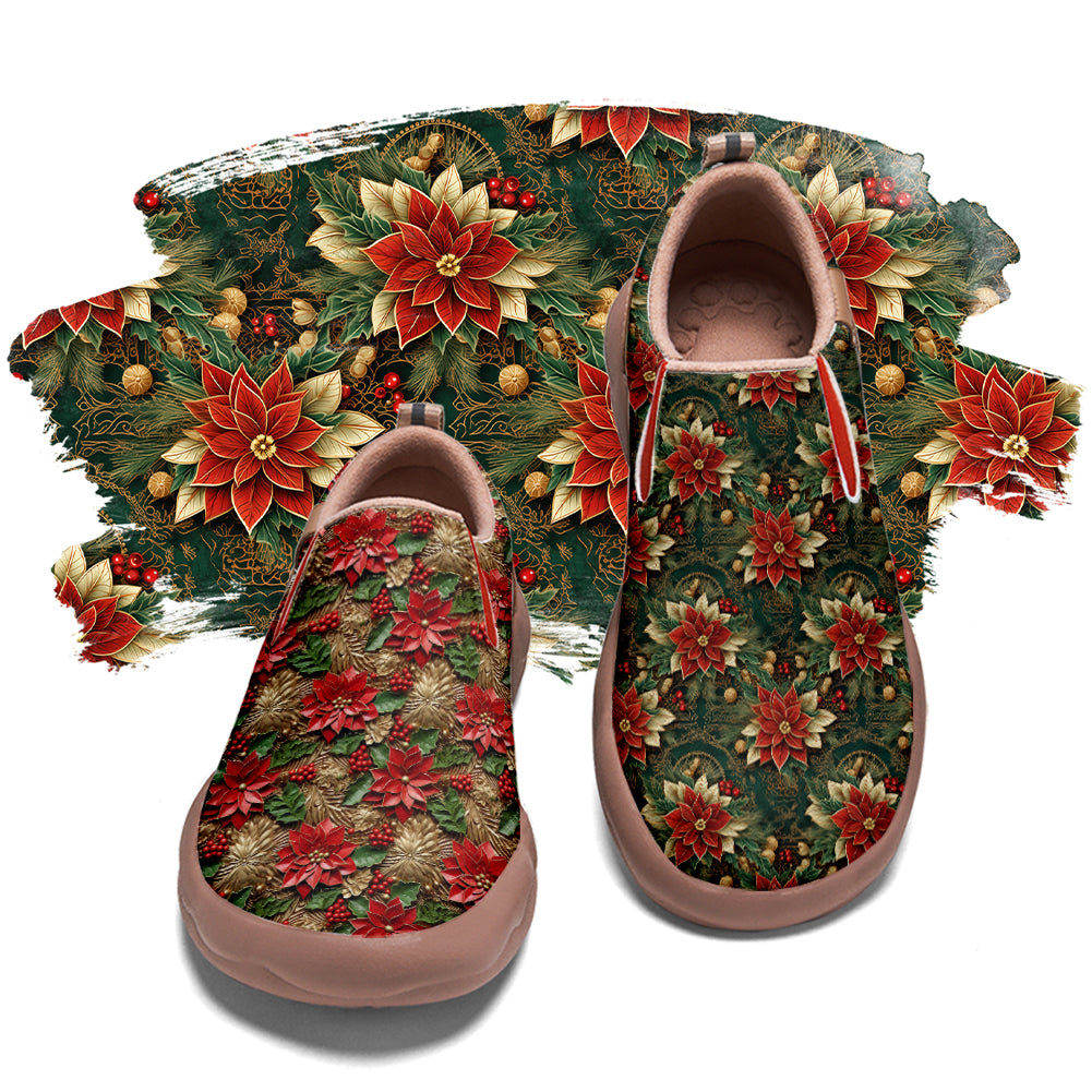 Christmas Mandala Slip On