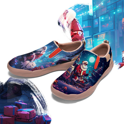 Cyberpunk Style Santa Claus Slip On