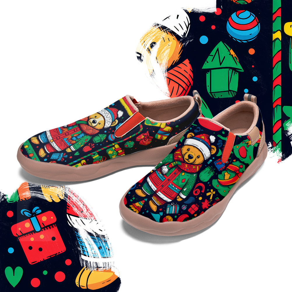 Christmas Bear Slip On