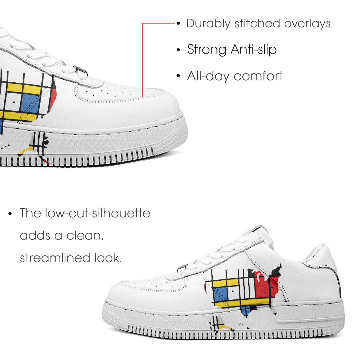 Mondrian American Map Sneaker