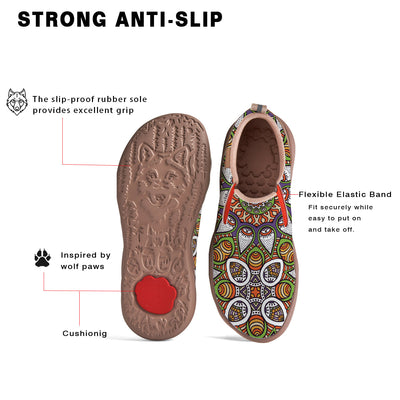 Ethnic Patterns Mandala Slip On