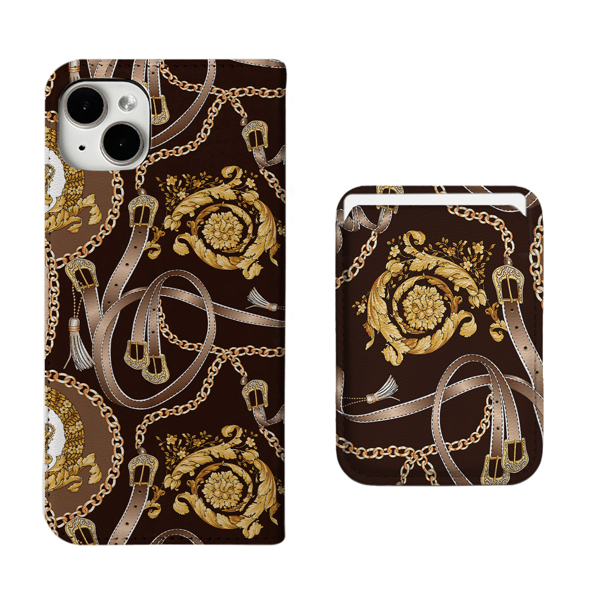 Luxury Printing iPhone Leather Case