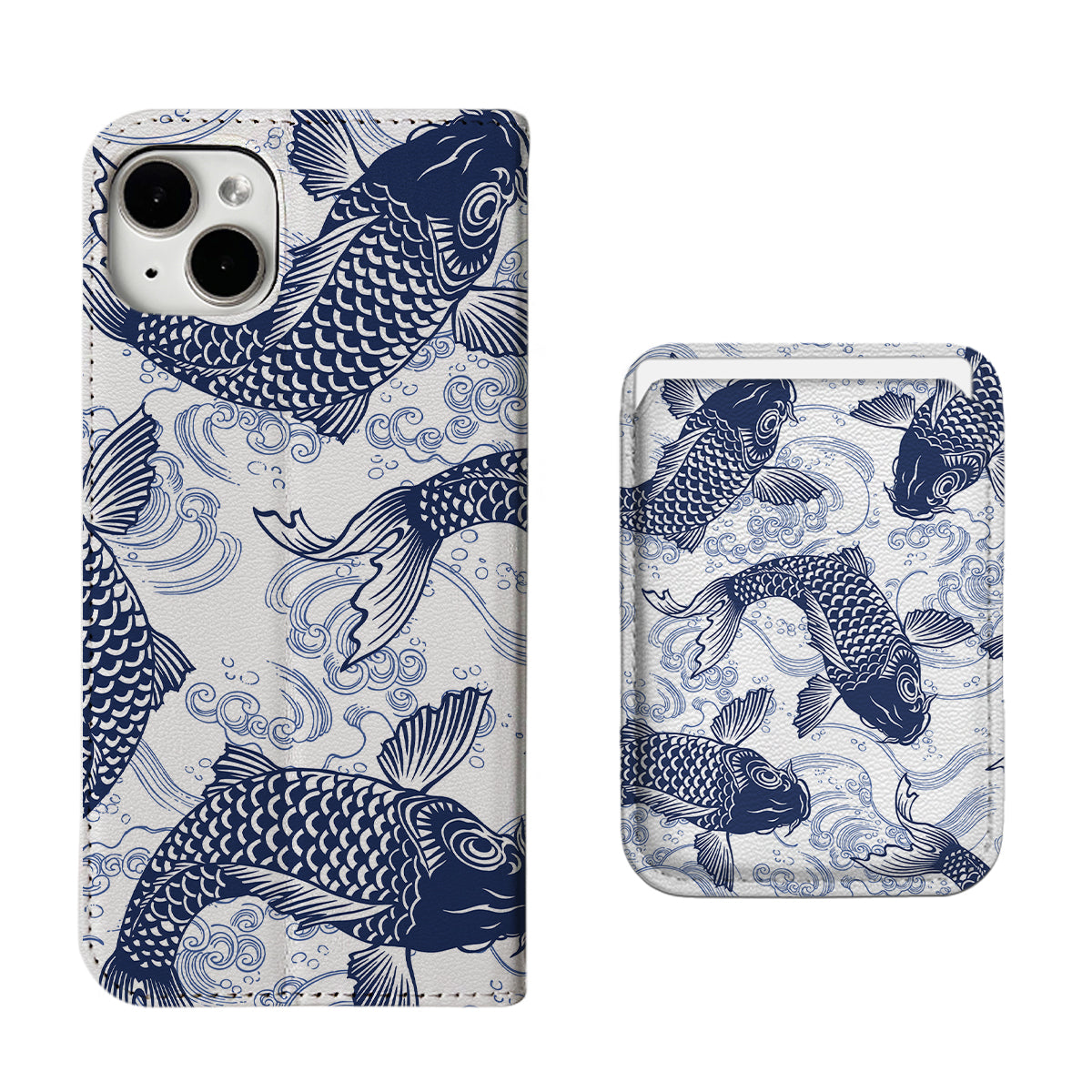 Koi Fish iPhone Leather Case