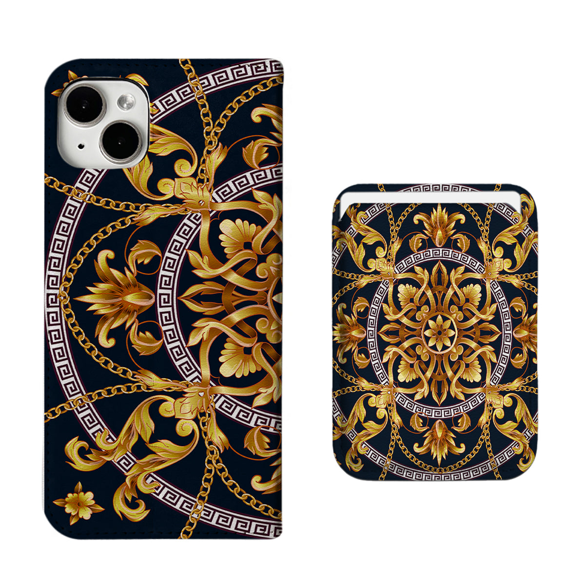 Luxury Printing iPhone Leather Case