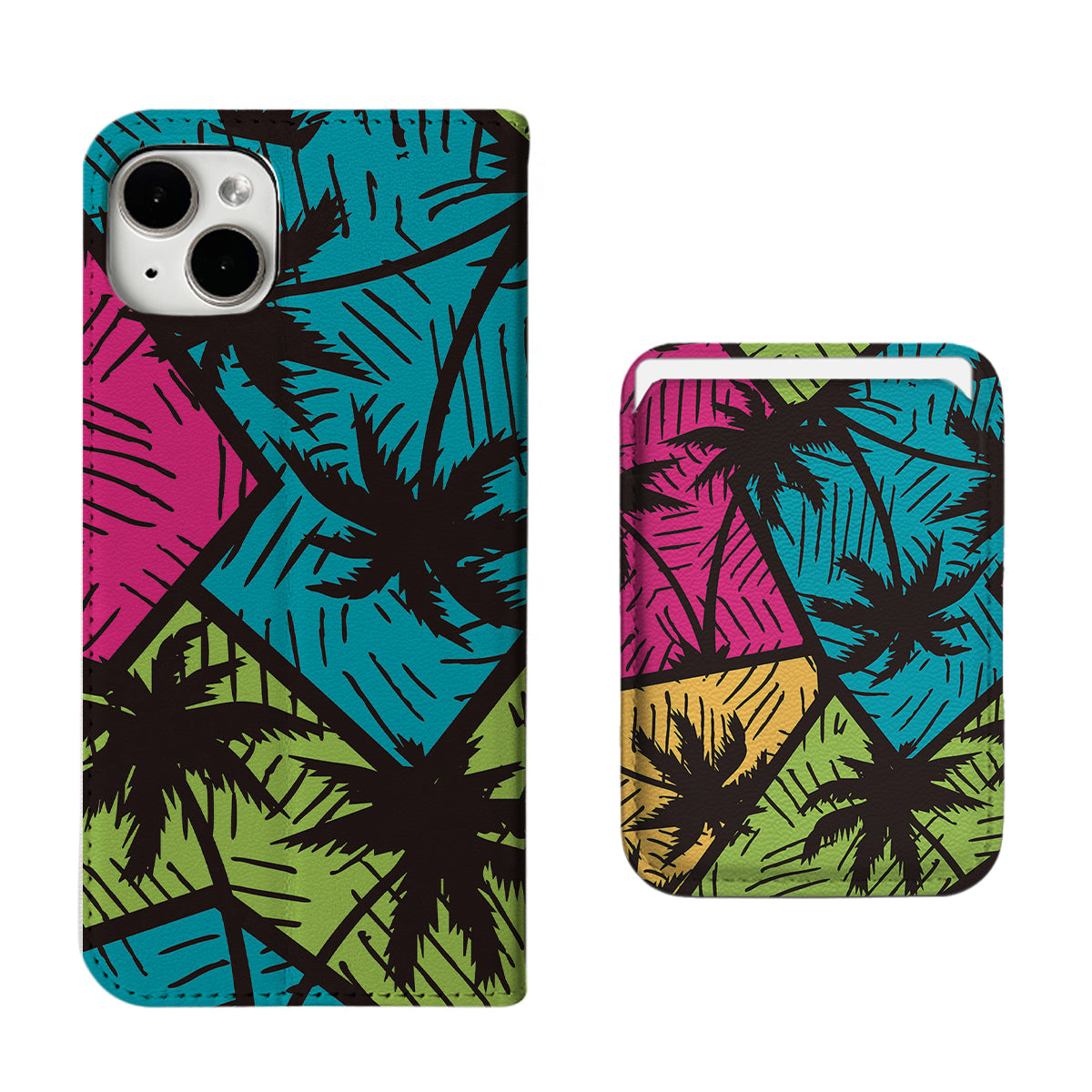 Palm Tree iPhone Leather Case