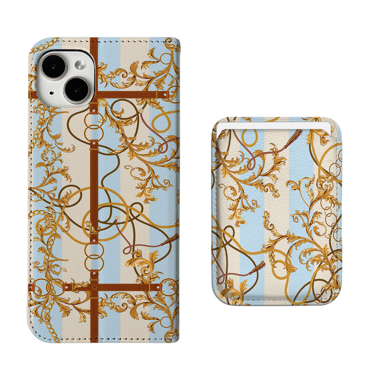 Luxury Printing iPhone Leather Case