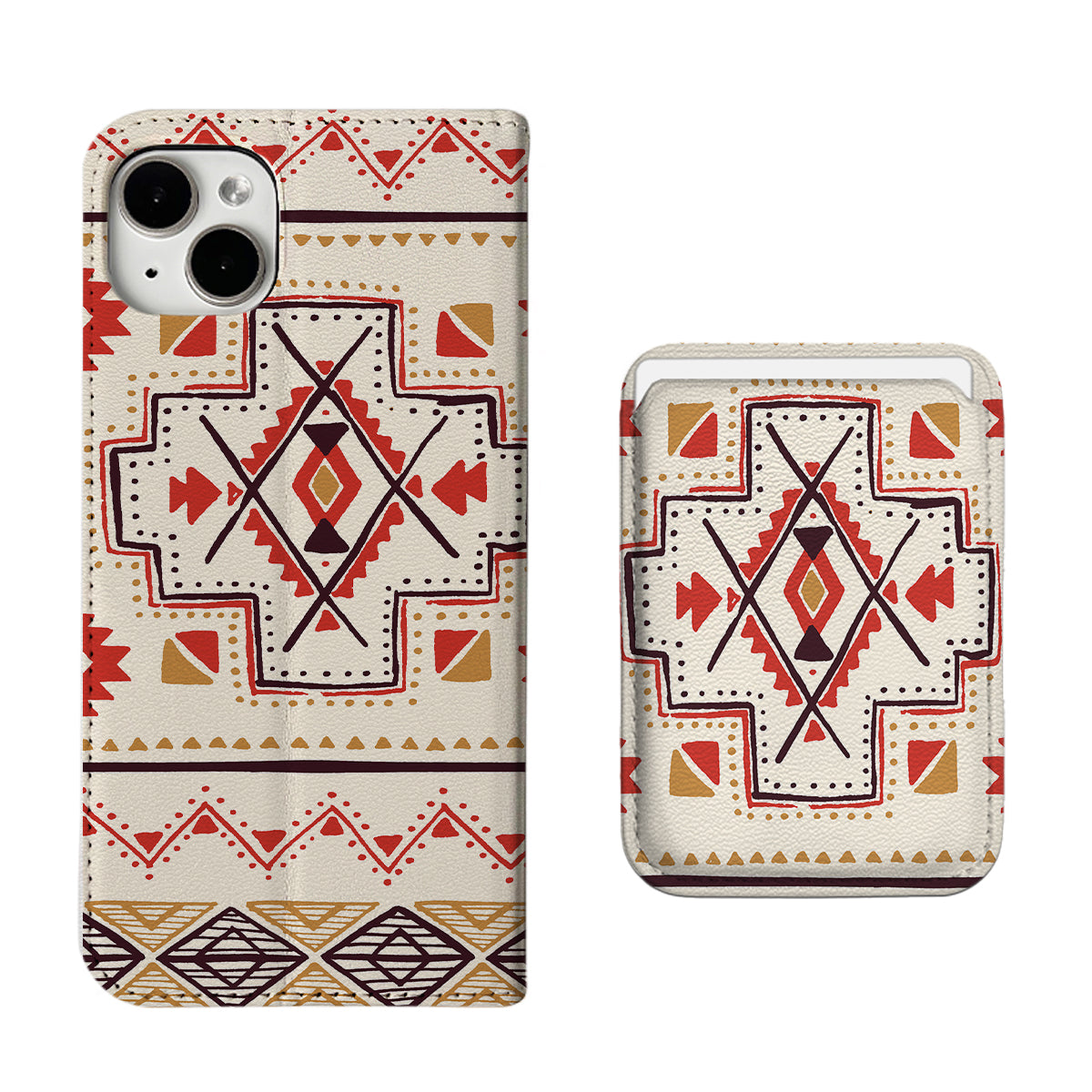 Aztec Pattern iPhone Leather Case