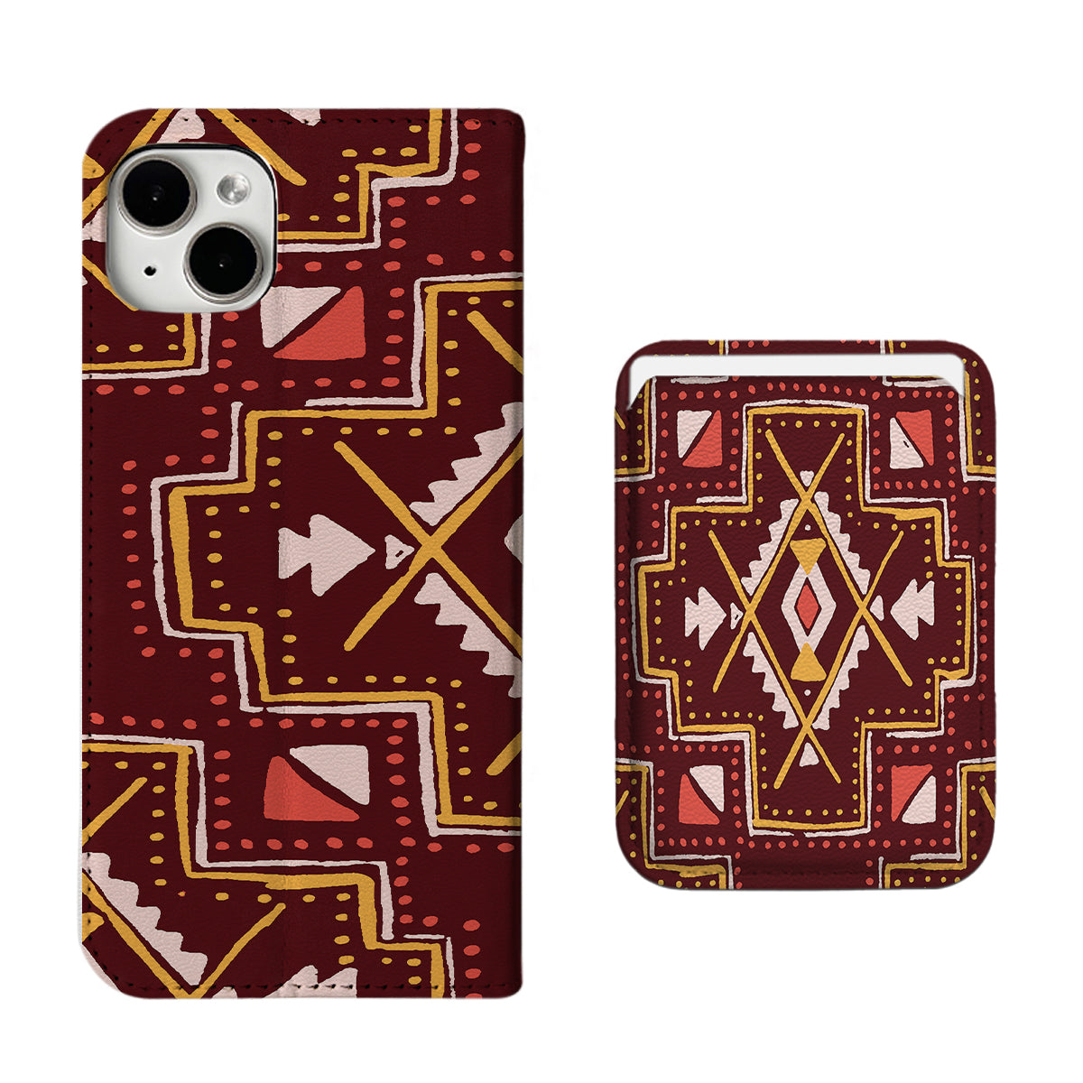 Aztec Pattern iPhone Leather Case