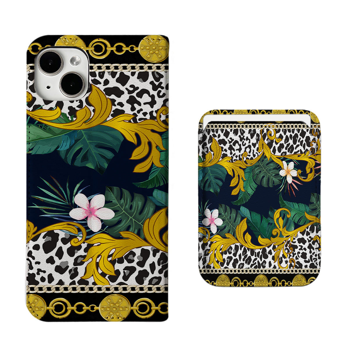 Leopard Print iPhone Leather Case