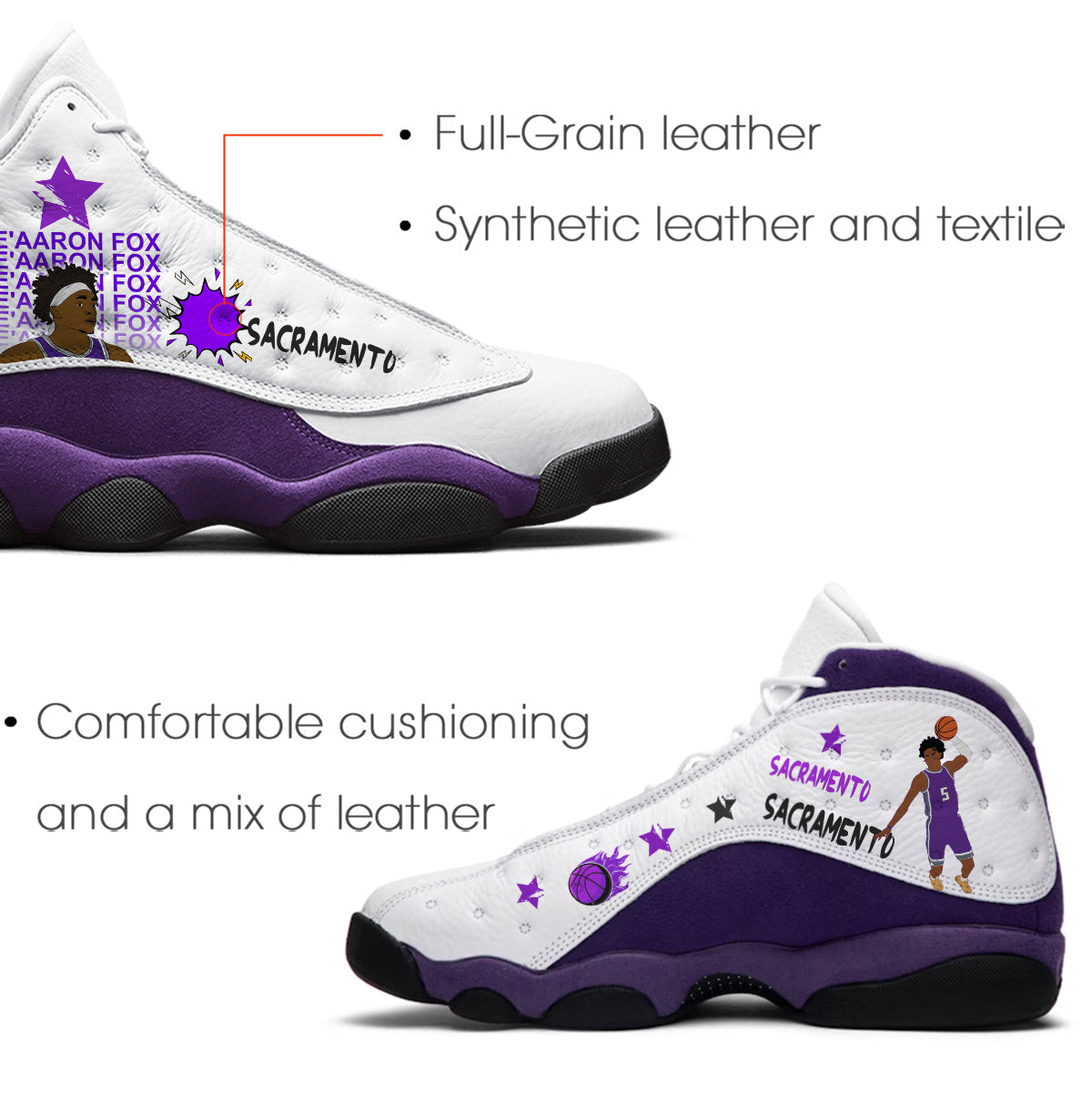 Sacramento Basketball Retro Sneaker