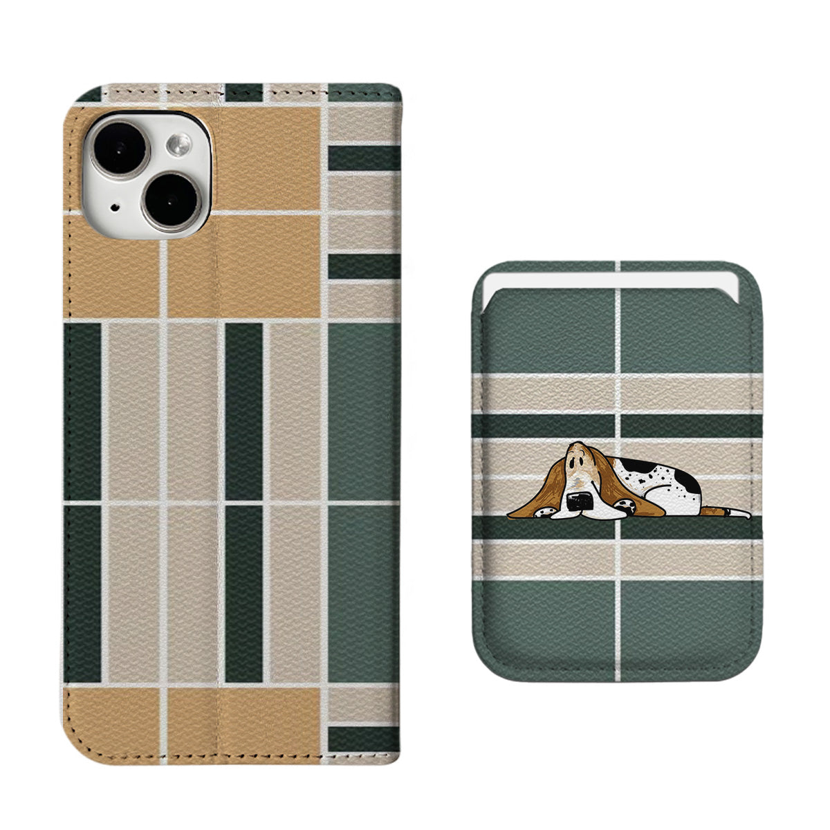 Basset Hound iPhone Leather Case