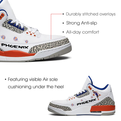 Phoenix Basketball Retro Leather Sneaker