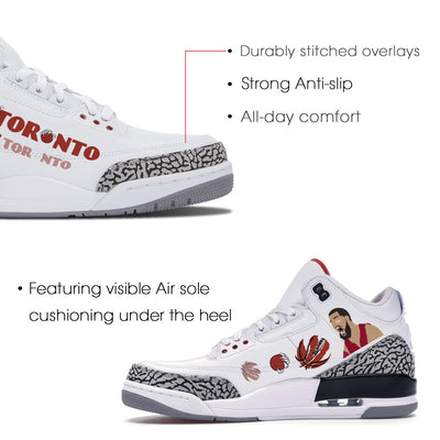 Toronto Basketball Retro Leather Sneaker