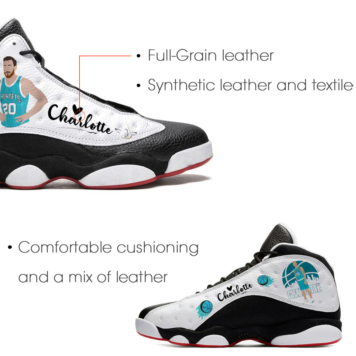 Charlotte Basketball Retro Sneaker