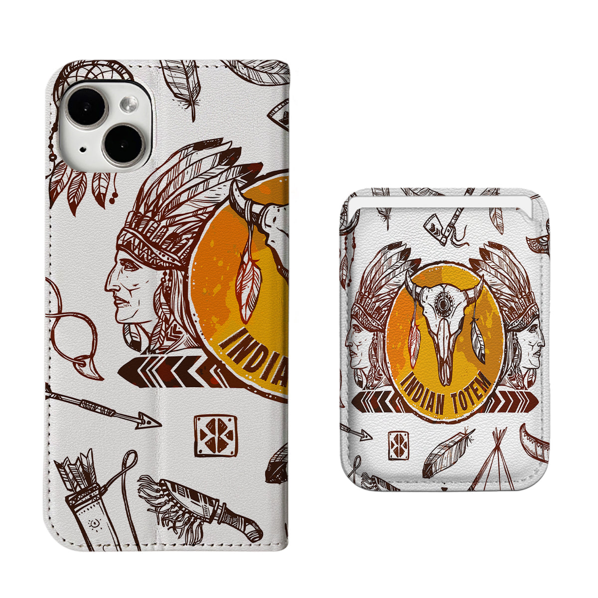 Indian Chief iPhone Leather Case