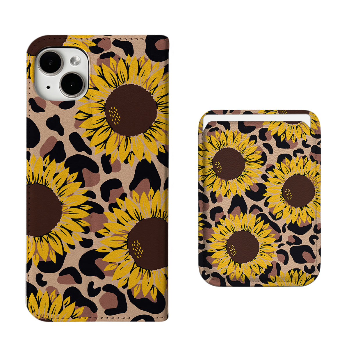 Sunflower iPhone Leather Case