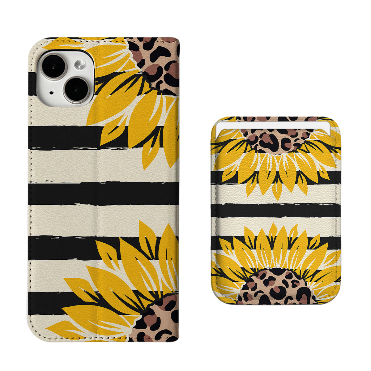 Sunflower iPhone Leather Case