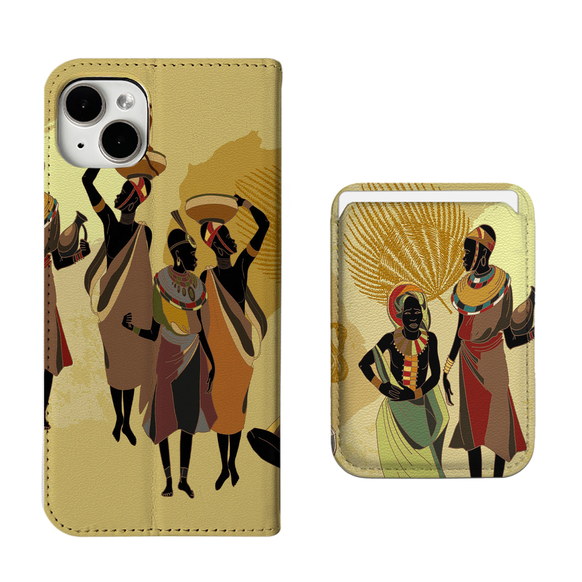 African Tribe iPhone Leather Case