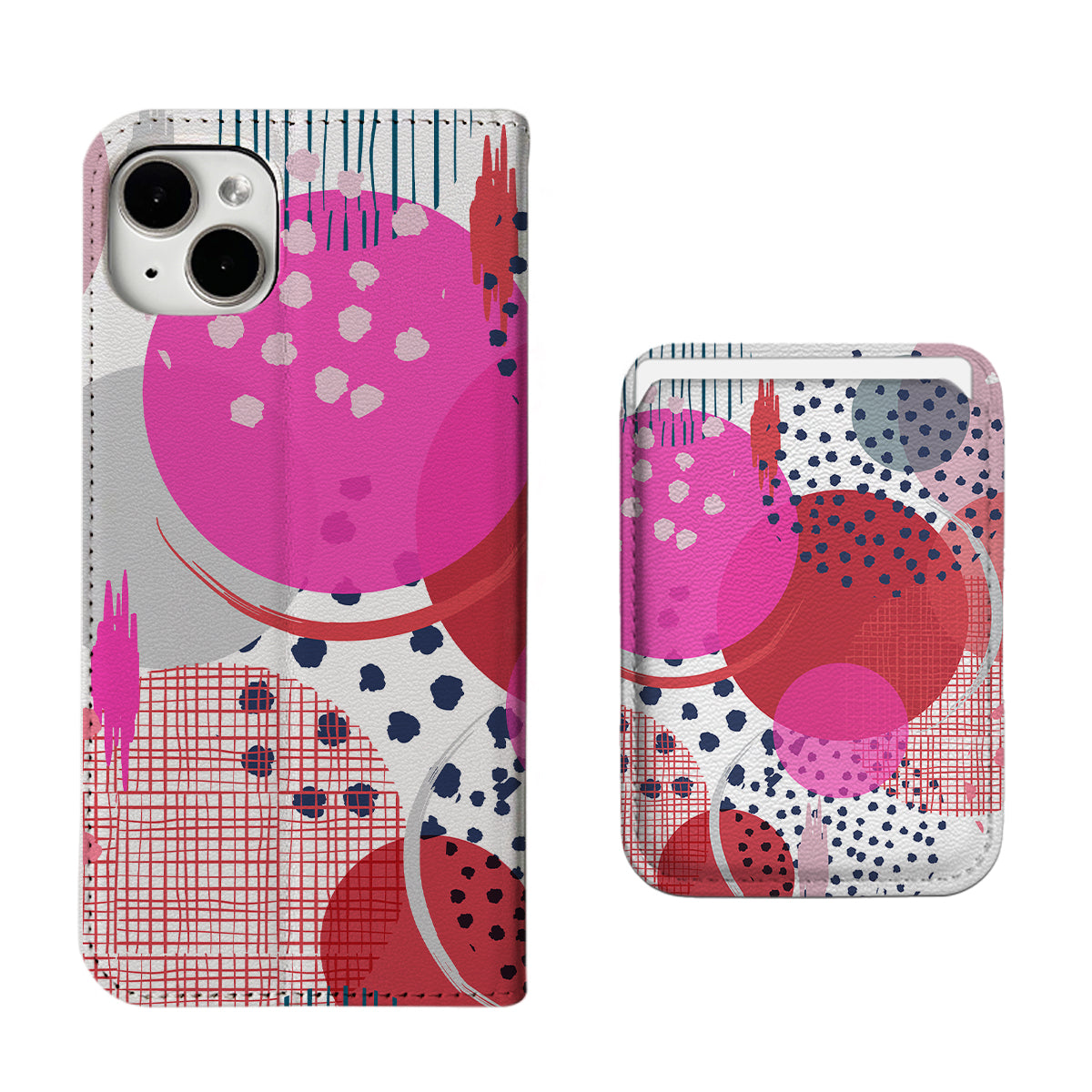 Abstract Art iPhone Leather Case