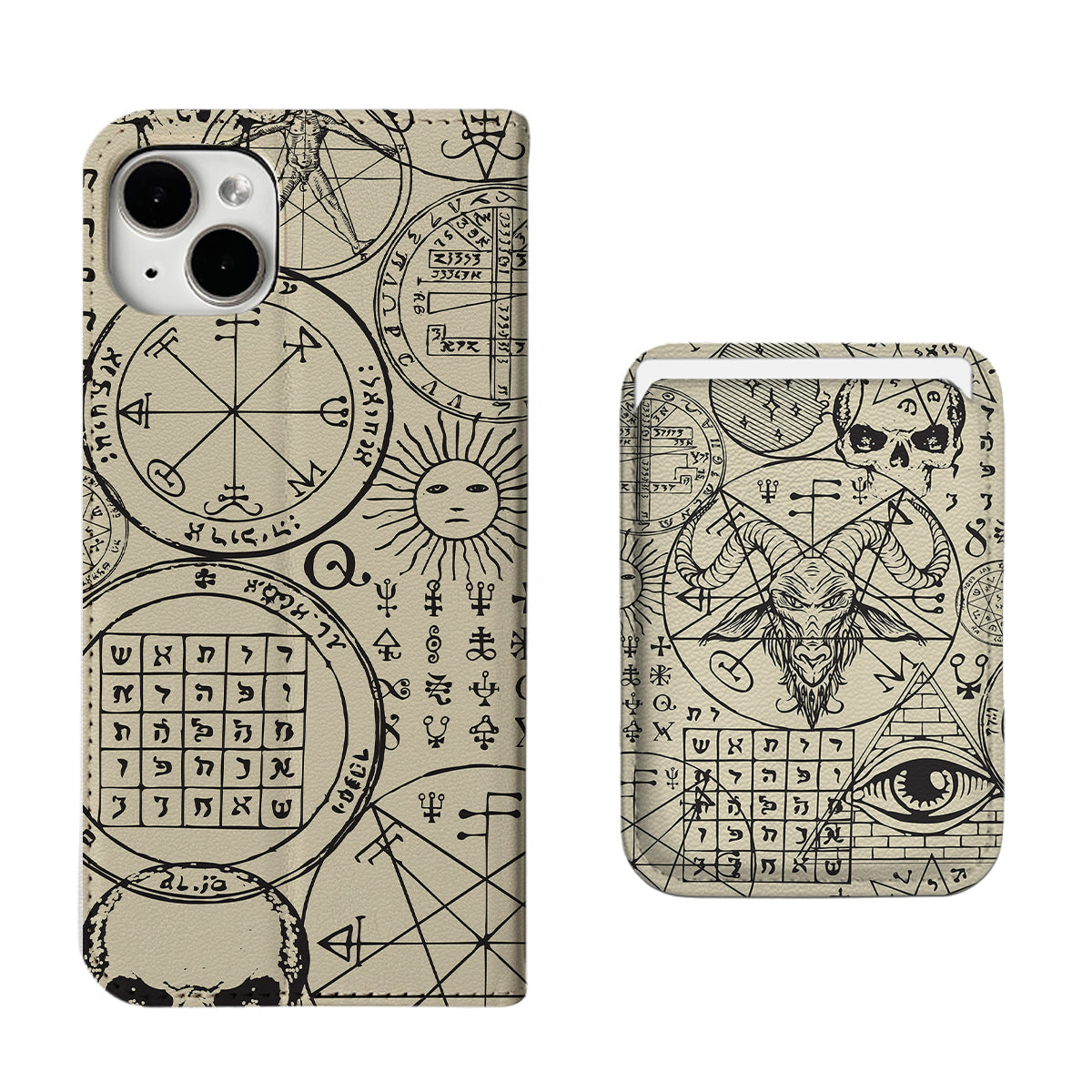 Satan Evil Eye iPhone Leather Case