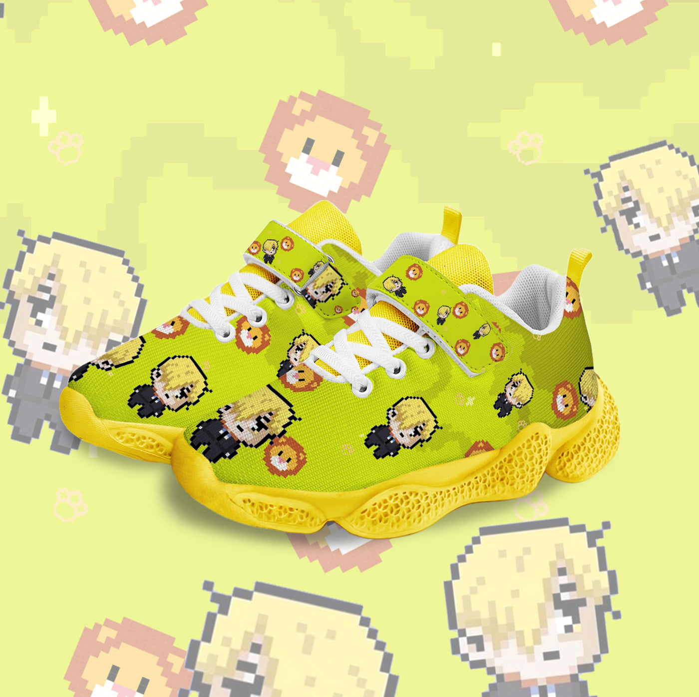 Pixel Vinsmoke Sanji Kids Running Shoes