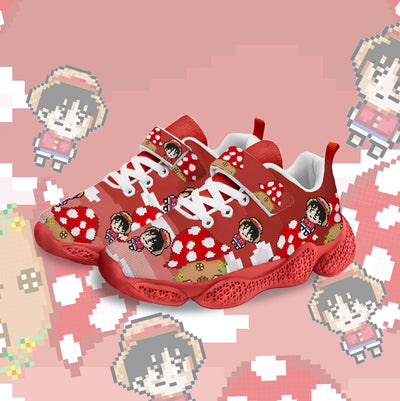 Pixel Monkey D. Luffy Kids Running Shoes