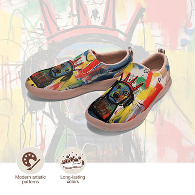 Graffiti Basquiat Labrador Slip On