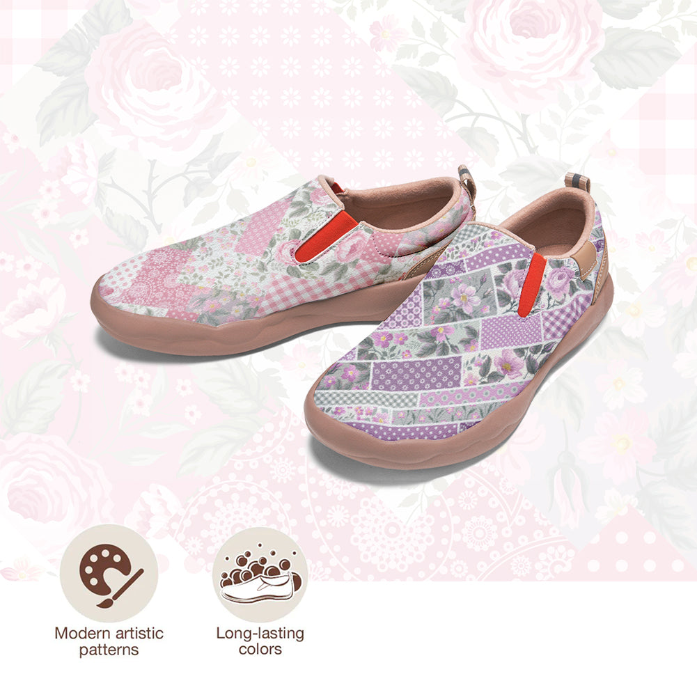 Floral Patchwork Slip On