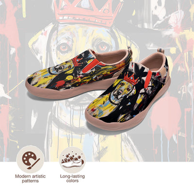 Graffiti Basquiat Labrador Slip On