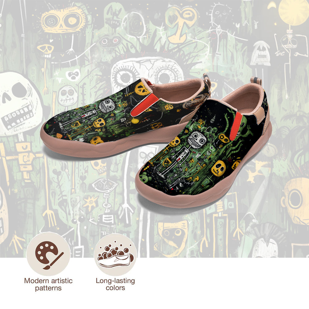 Graffiti Zombie Slip On