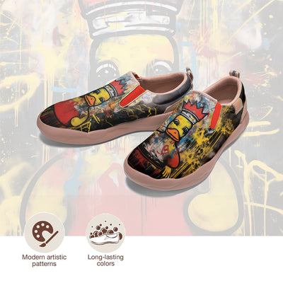 Graffiti Basquiat Duck Slip On