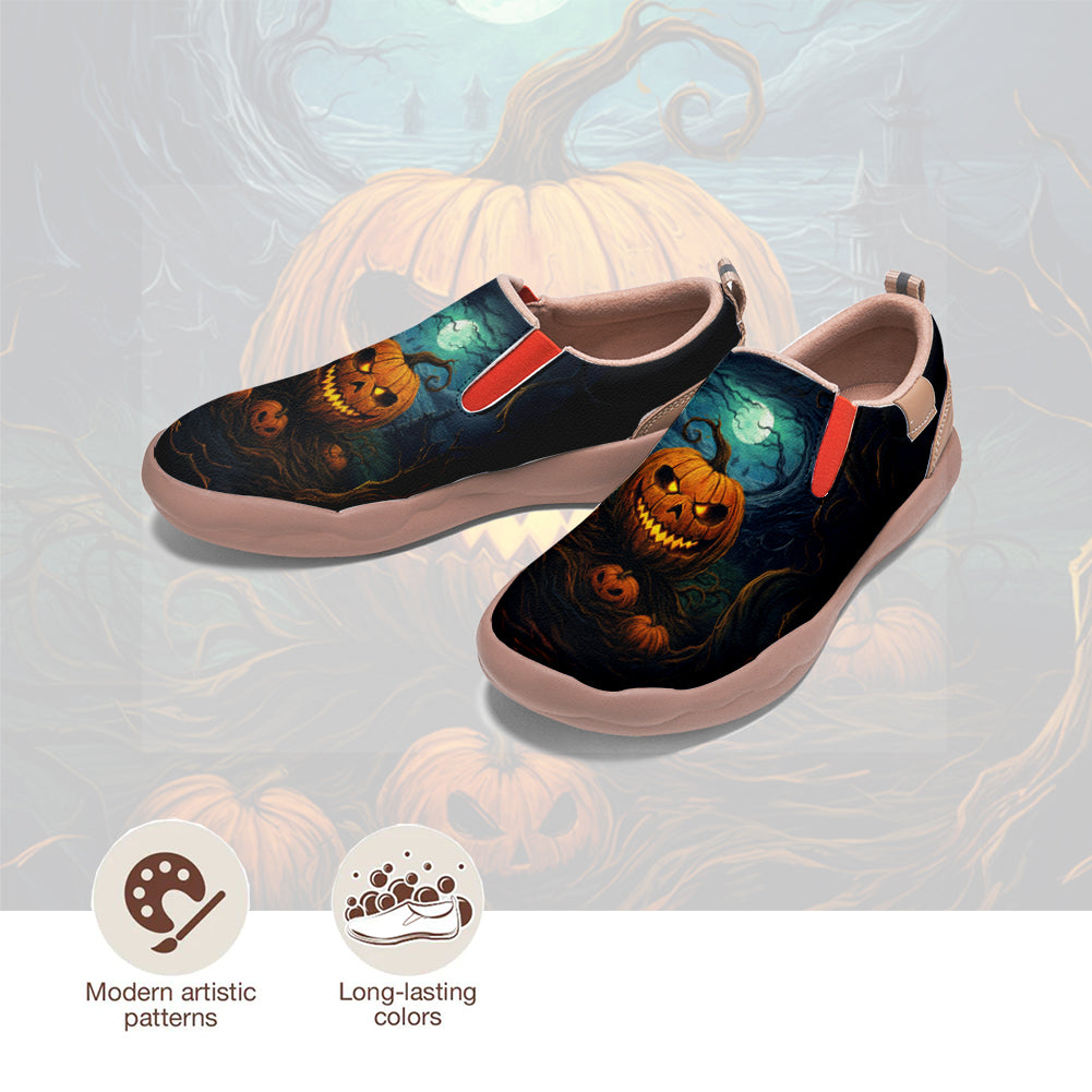 Halloween Pumpkin Slip On