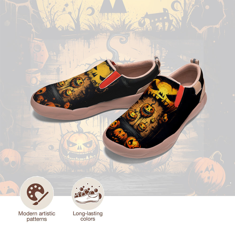 Halloween Pumpkin Slip On