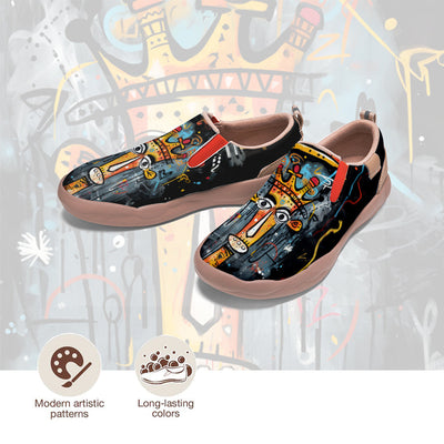 Graffiti Basquiat Giraffe Slip On