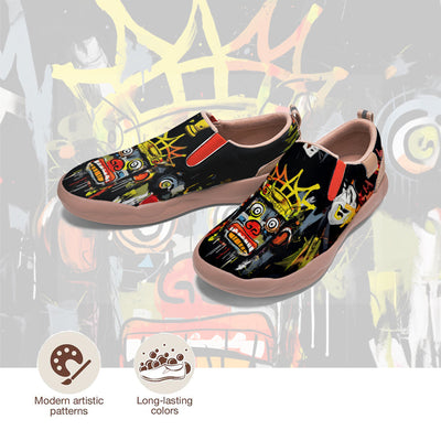 Graffiti Basquiat Monkey Slip On